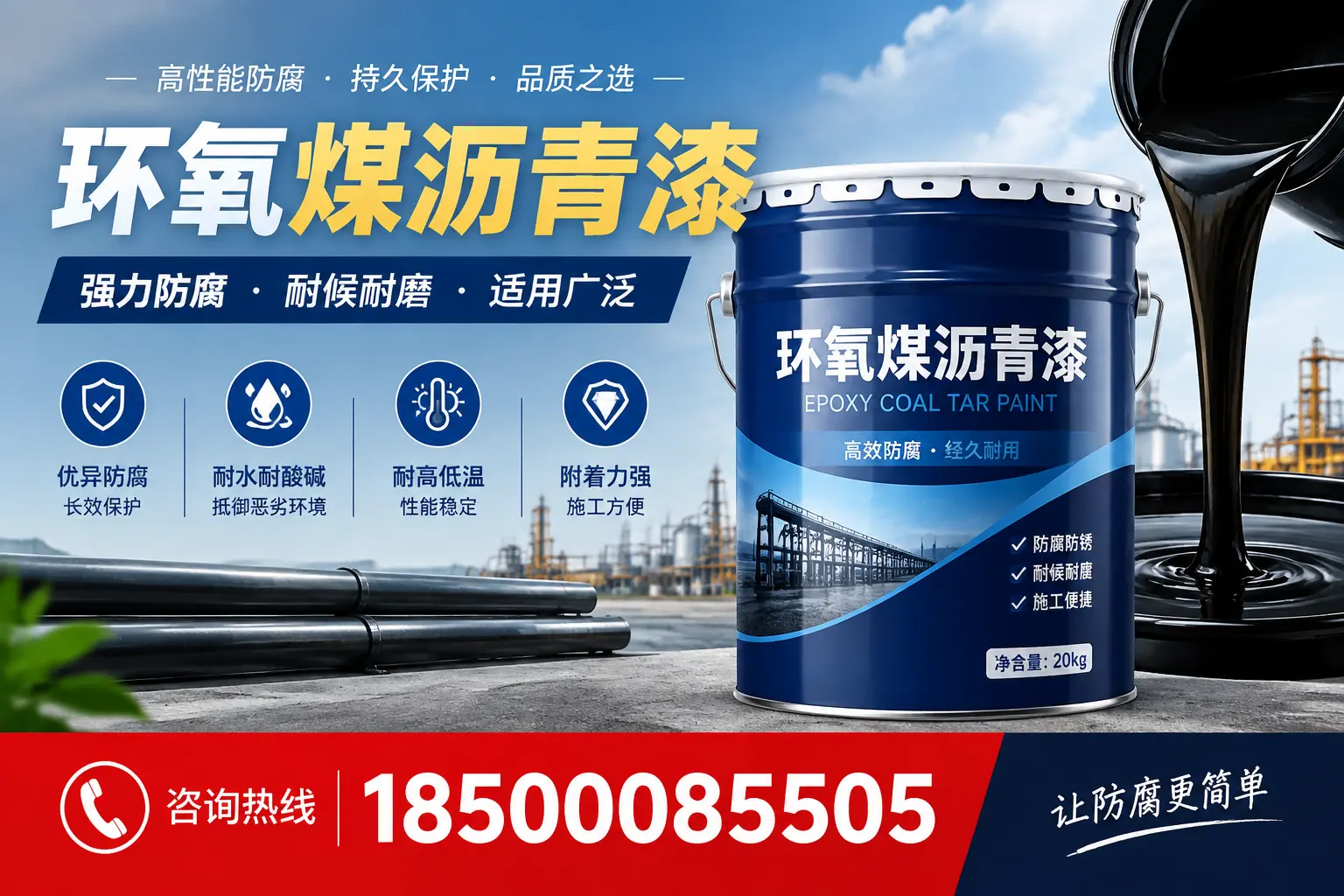 环氧煤沥青漆在不同气候条件下的表现分析,玉溪适用性